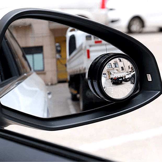 2pcs Universal Blind-spot Convex Mirror-360° Wide Angle Rearview - Vroom.pk