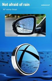 2pcs Universal Blind-spot Convex Mirror-360° Wide Angle Rearview - Vroom.pk