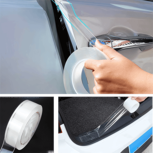 K5D Nano Carbon Fiber Tape - 5CM/5M Heavy-Duty Adhesive - Vroom.pk