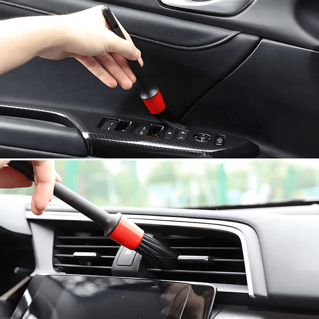 Car Detailing Brush Set for Interior & Exterior Cleaning-5Pcs/set - Vroom.pk