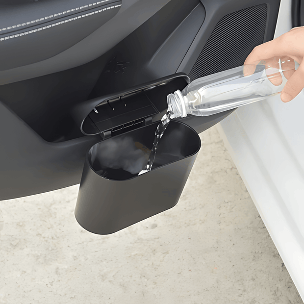 Compact Car Trash Can Storage Box - Vroom.pk