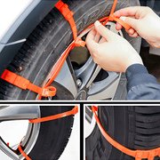Durable Car Tire Chain - Emergency Anti-Skid Snow Clips-10pcs - Vroom.pk