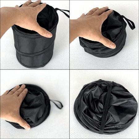 Foldable Waterproof Pop-Up Car Trash Basket - Vroom.pk