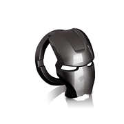 Iron Man Car Push Start Button Cover-Aluminum Metallica - Vroom.pk