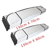 Premium Car Front Windshield Foil Sunshade - Vroom.pk