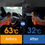 Premium Car Front Windshield Foil Sunshade - Vroom.pk
