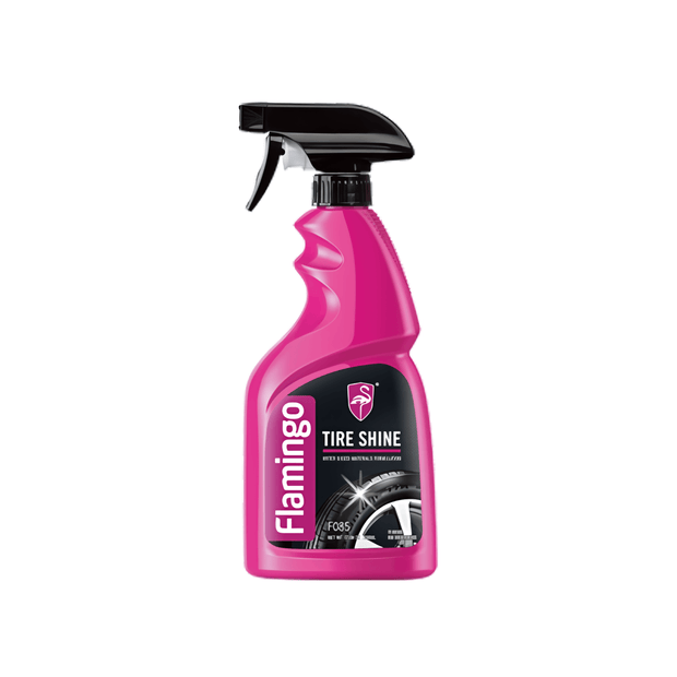 Tire Shine Spray 500ml - Flamingo - Vroom.pk