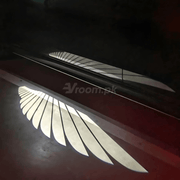 Universal LED Angel Wing Dynamic Projection Light for Car Rearview Side Mirrors - Vroom.pk