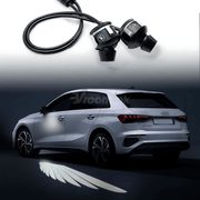 Universal LED Angel Wing Dynamic Projection Light for Car Rearview Side Mirrors - Vroom.pk