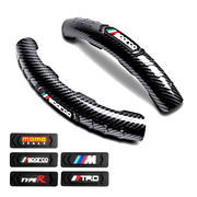 Universal Non-Slip Carbon Fiber Steering Wheel Cover Grip Booster - Vroom.pk