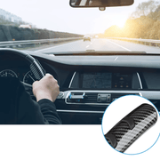 Universal Non-Slip Carbon Fiber Steering Wheel Cover Grip Booster - Vroom.pk